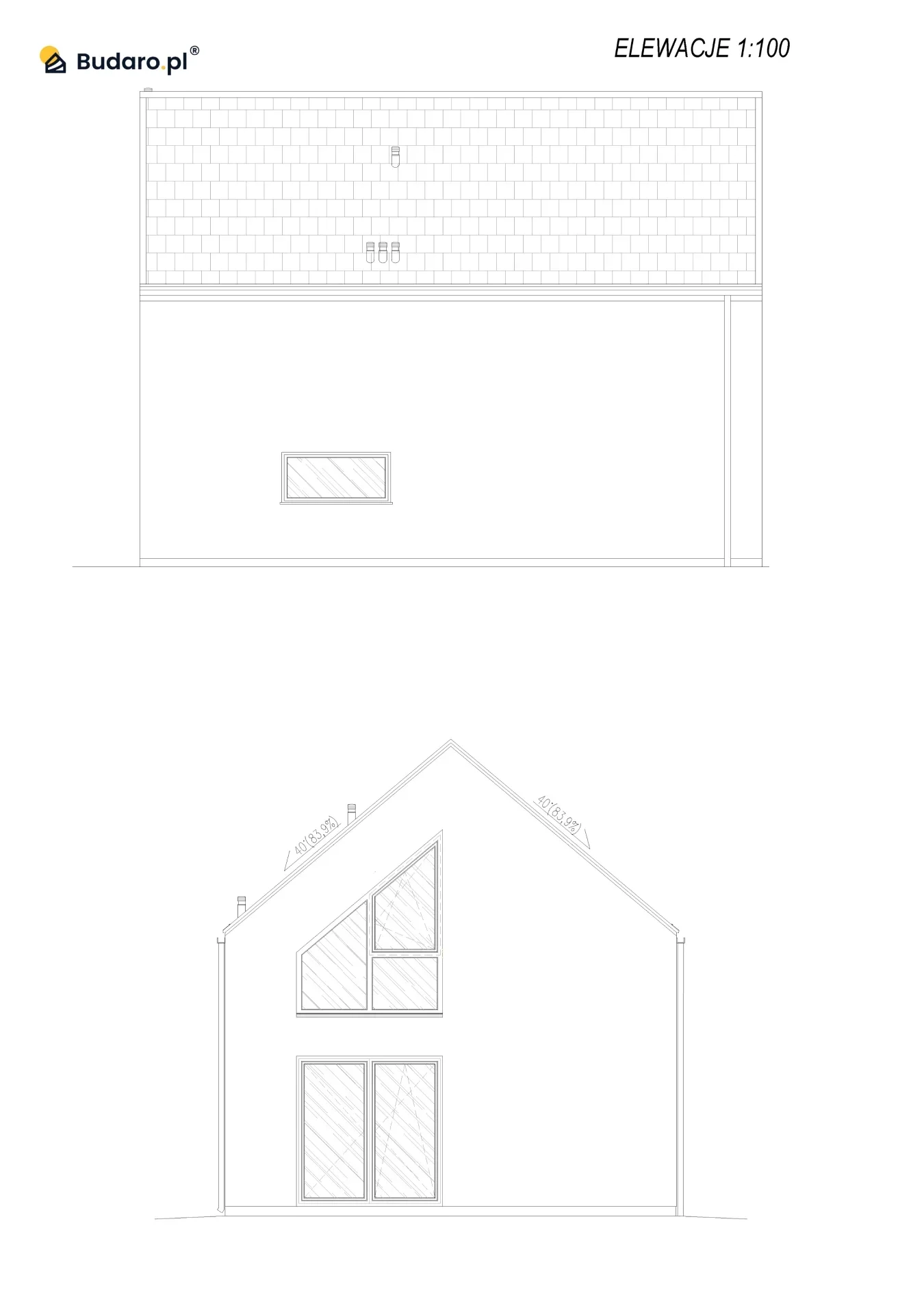 Dom na zgłoszenie 115 m² Modern Harmony | Budaro®