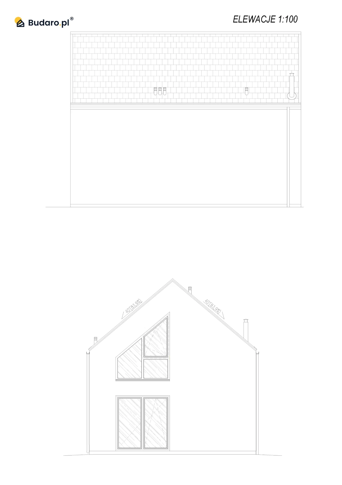 Dom na zgłoszenie 115 m² Modern Harmony | Budaro®
