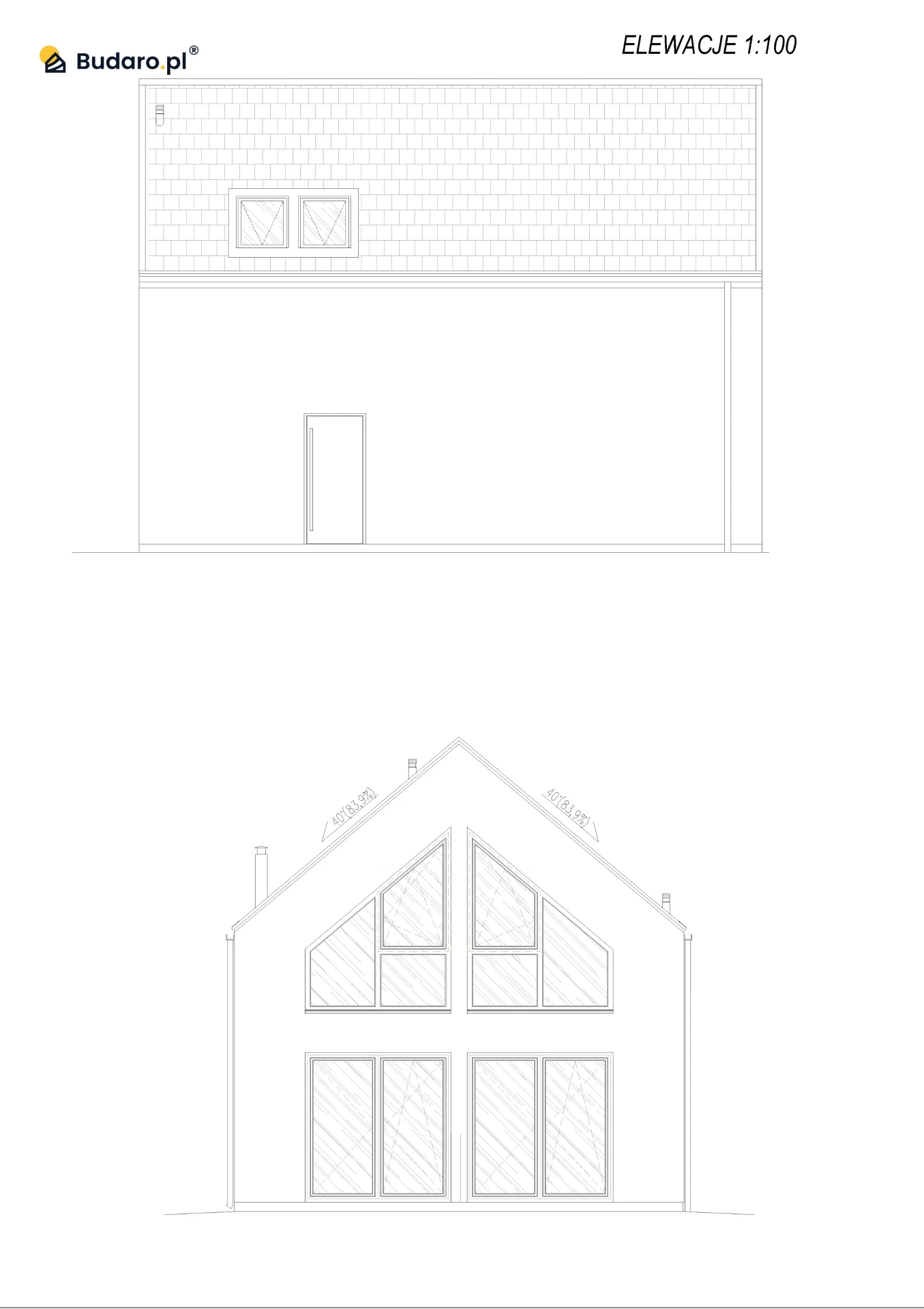 Dom na zgłoszenie 115 m² Modern Harmony | Budaro®