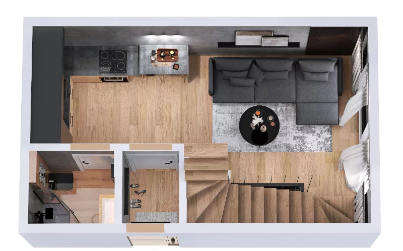 Dom na zgłoszenie 35 m² Modern Family | Budaro®