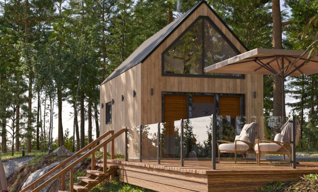 Dom modułowy 35 m² Modern Oasis