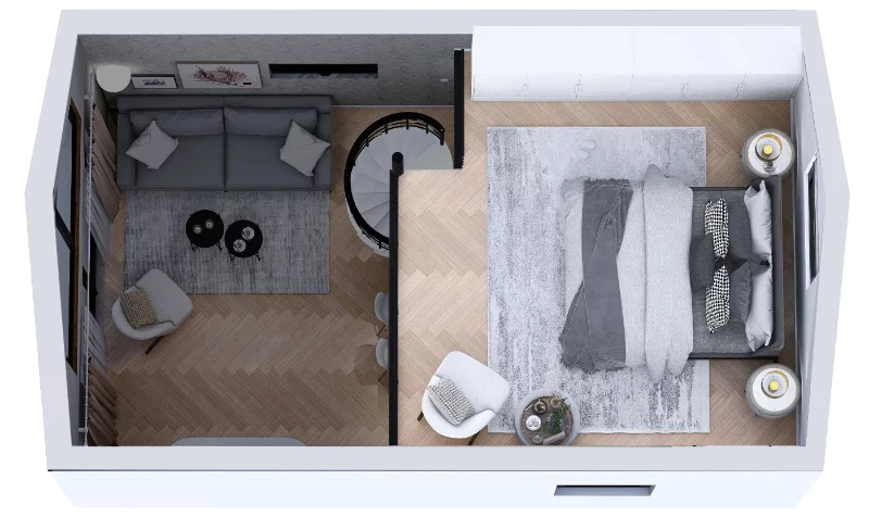 Dom na zgłoszenie 35 m² Modern Oasis | Budaro®