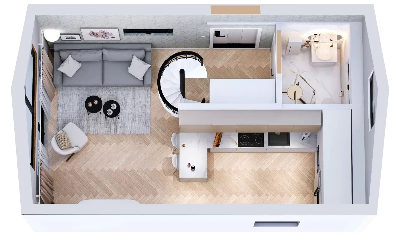 Dom na zgłoszenie 35 m² Modern Oasis | Budaro®