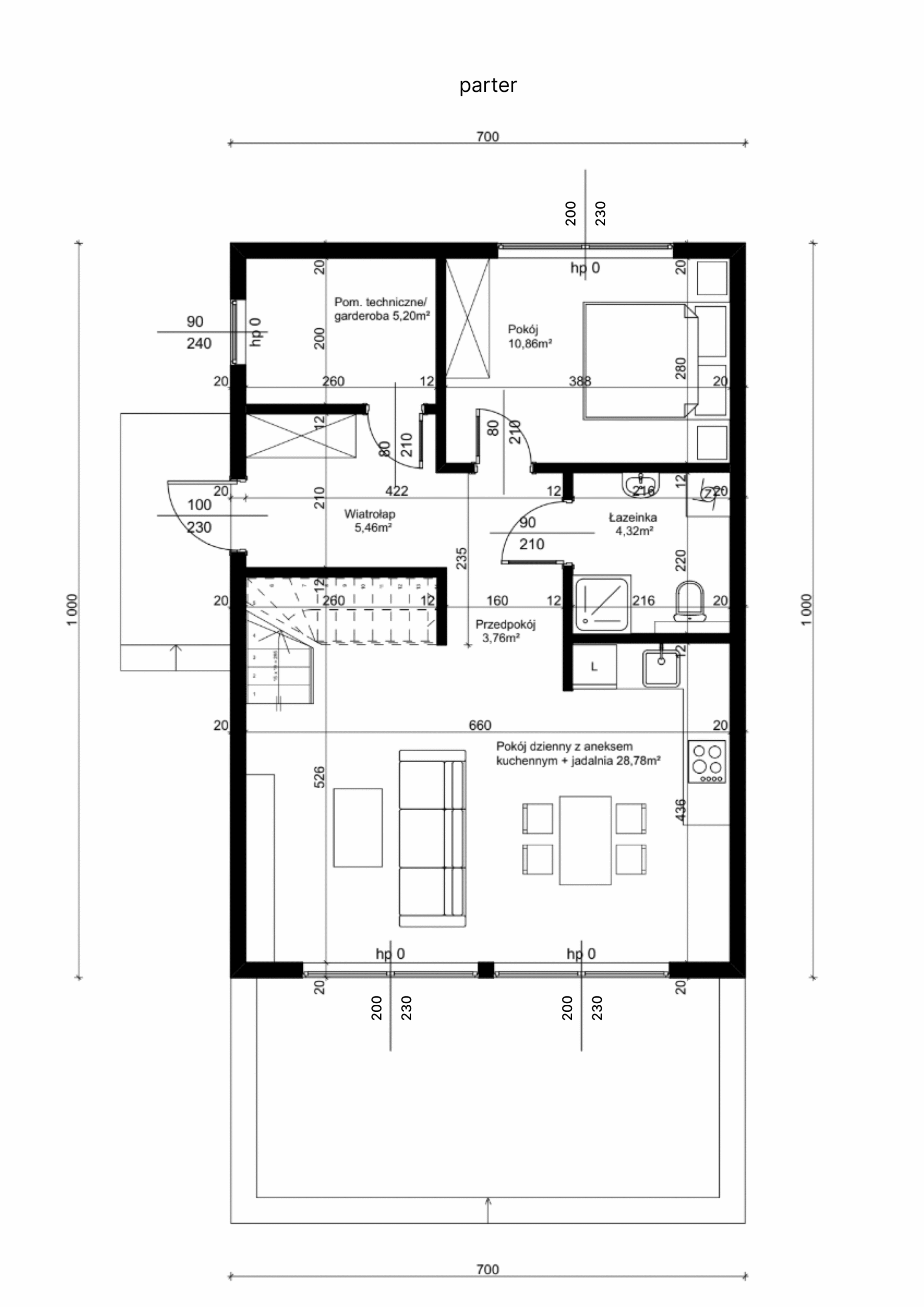 Dom na zgłoszenie 115 m² Modern Harmony | Budaro®